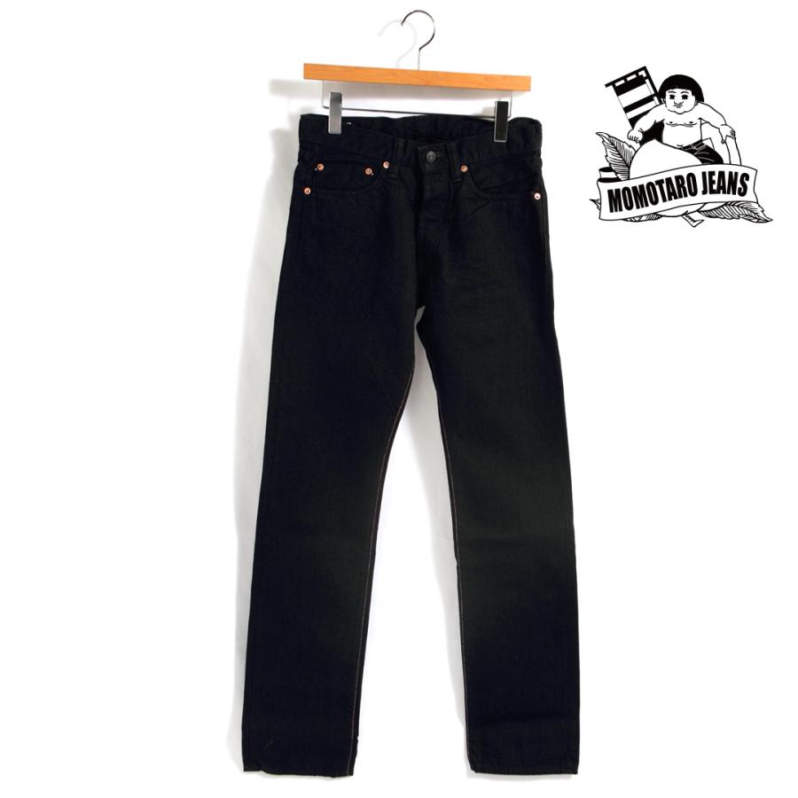 桃太郎ジーンズ B0205SP 出陣ブラックデニム 33インチ 出陣レーベル メンズ/MOMOTARO JEANS/桃太郎ジーンズ/出陣ブラック