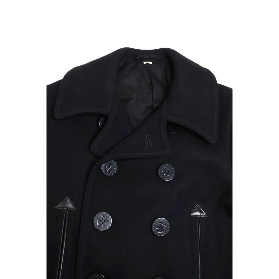 メンズ Buzz Rickson's バズリクソンズ ウィリアムギブソン WILLIAM GIBSON COLLECTION Type BLACK PEA COAT 日本製 品番：BR12394の画像