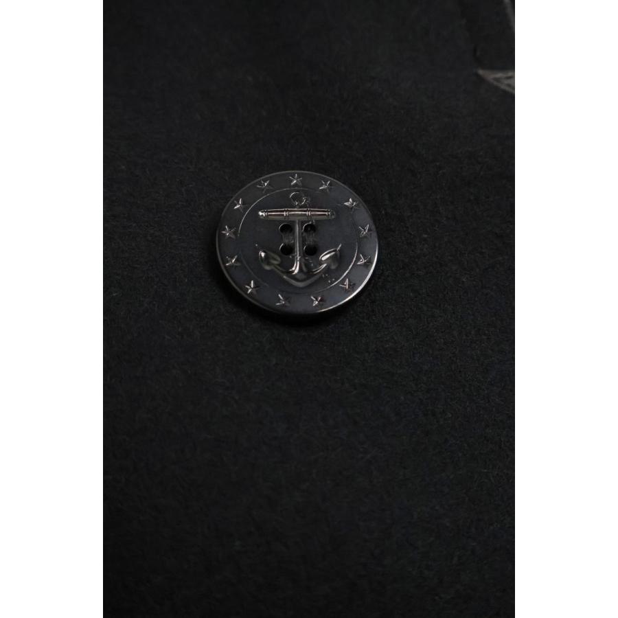 メンズ Buzz Rickson's バズリクソンズ ウィリアムギブソン WILLIAM GIBSON COLLECTION Type BLACK PEA COAT 日本製 品番：BR12394の画像