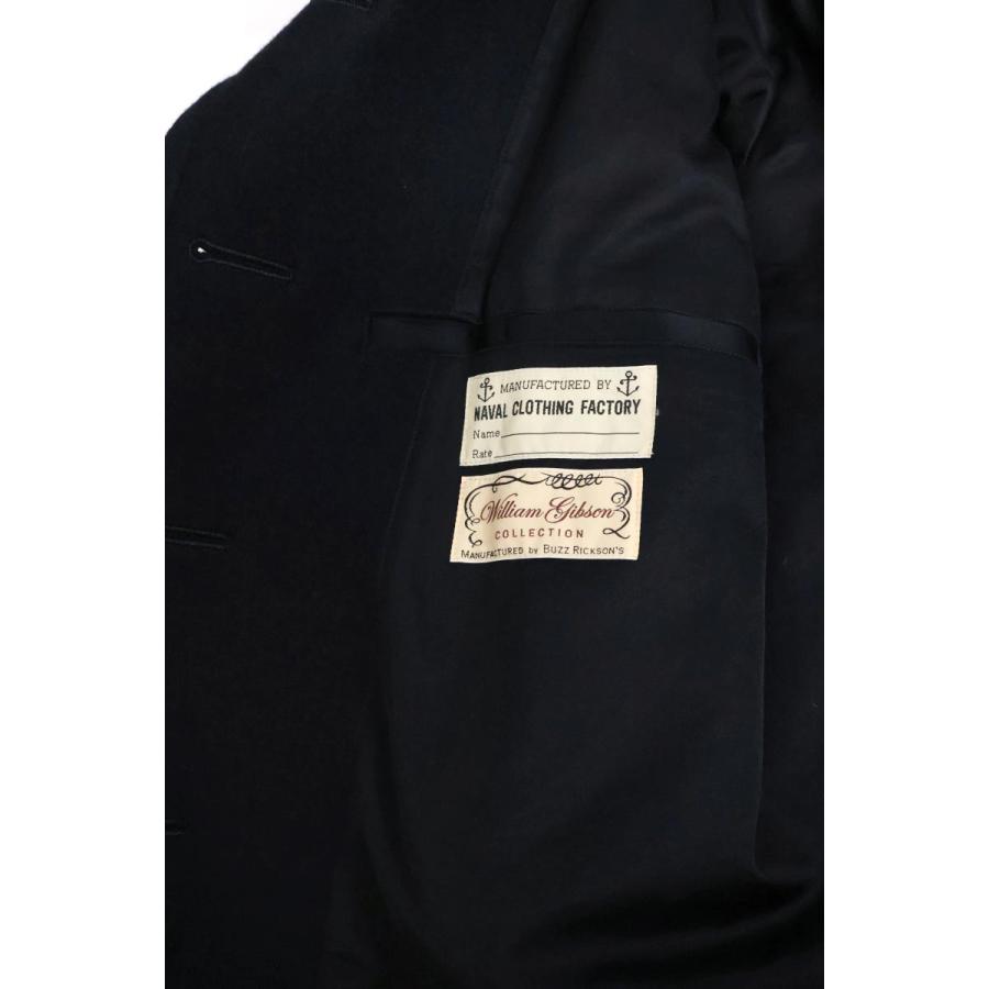 メンズ Buzz Rickson's バズリクソンズ ウィリアムギブソン WILLIAM GIBSON COLLECTION Type BLACK PEA COAT 日本製 品番：BR12394の画像