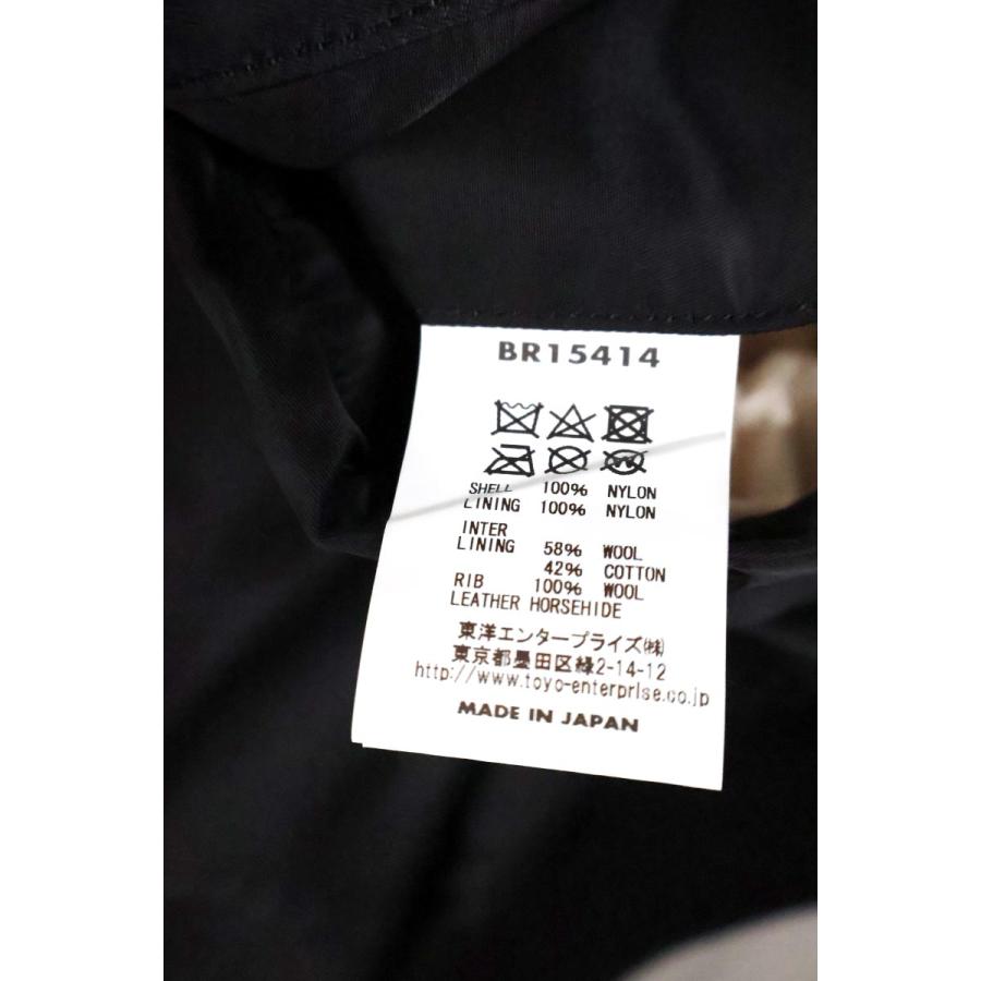 メンズ Buzz Rickson's バズリクソンズ ウィリアムギブソン WILLIAM GIBSON COLLECTION Type BLACK MA-1ALBERT TURNER & CO., INC. MODEL 日本製 BR15414の画像