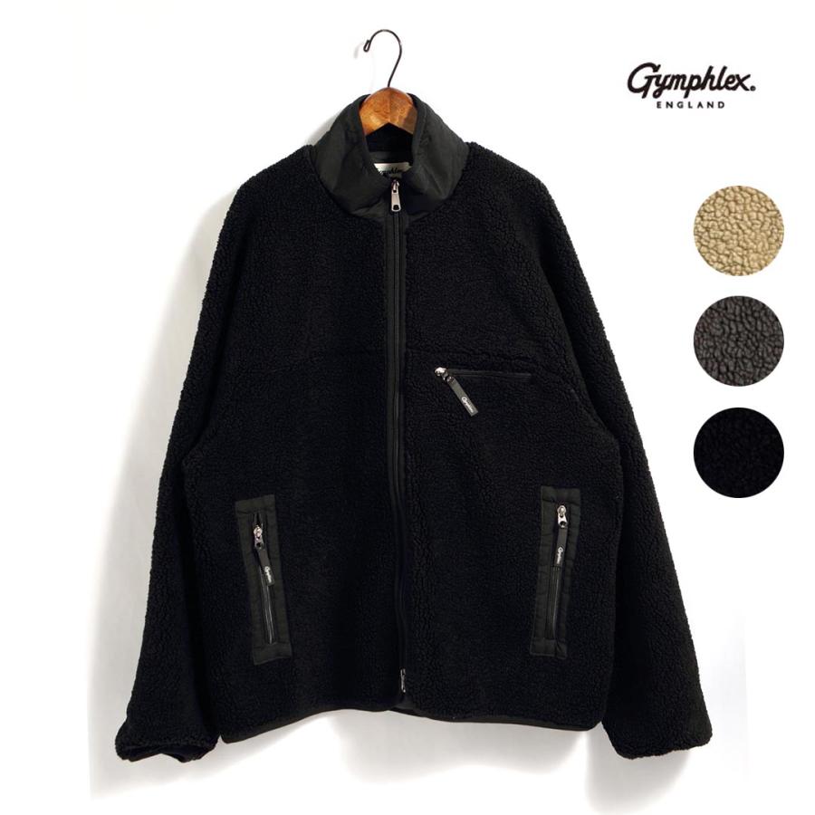 GYMPHLEX（ジムフレックス） ☆メンズ コージーライトボアジップアップ