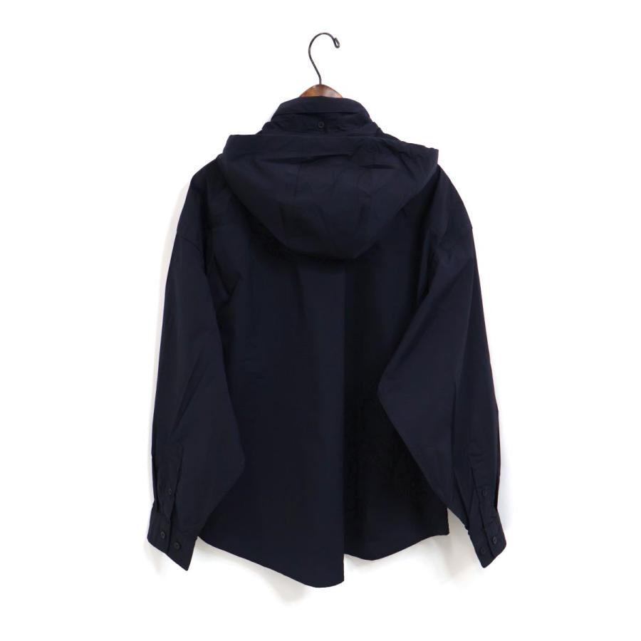 【定価18,480円】美品Gymphlexナイロン 2WAYシャツジャケット黒 GYMPHLEX（ジムフレックス） ☆レディース/Gymphlex/ジムフレックス