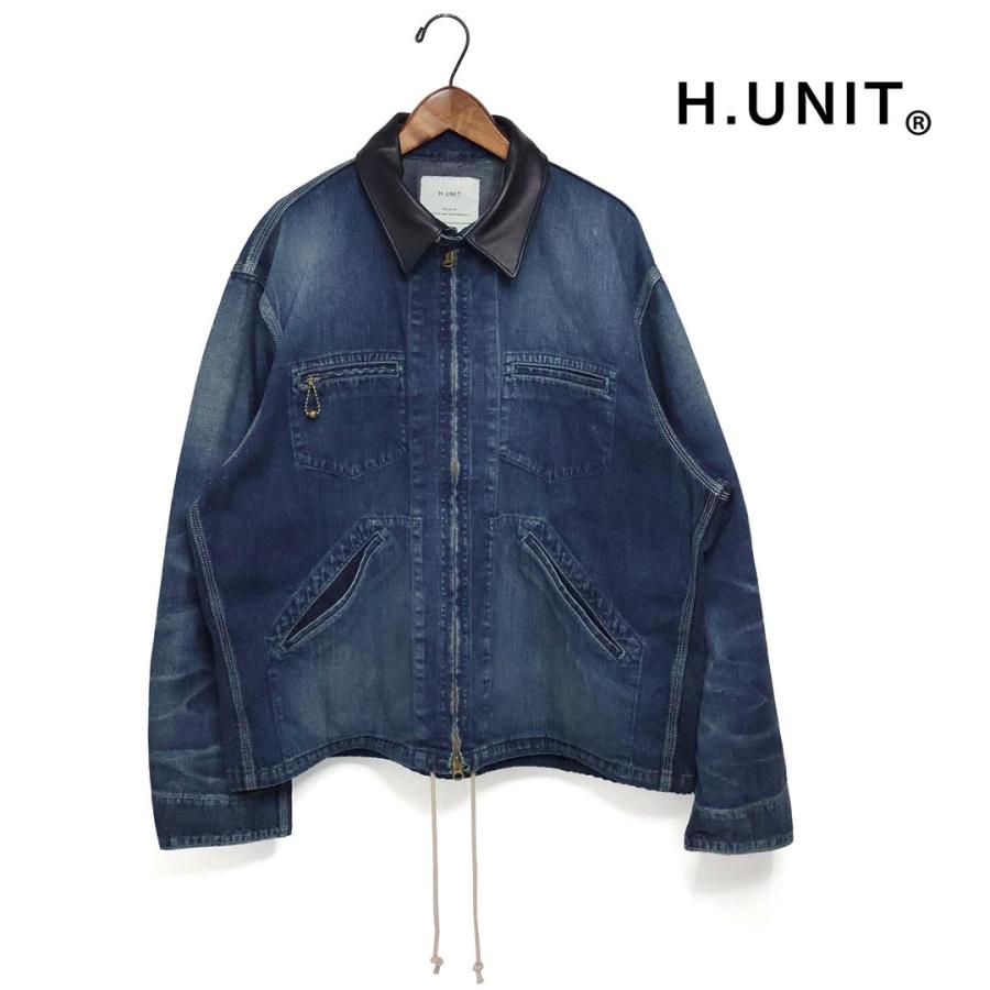 H.UNIT STORE LABEL メンズ H.UNIT エイチユニット Denim zip work