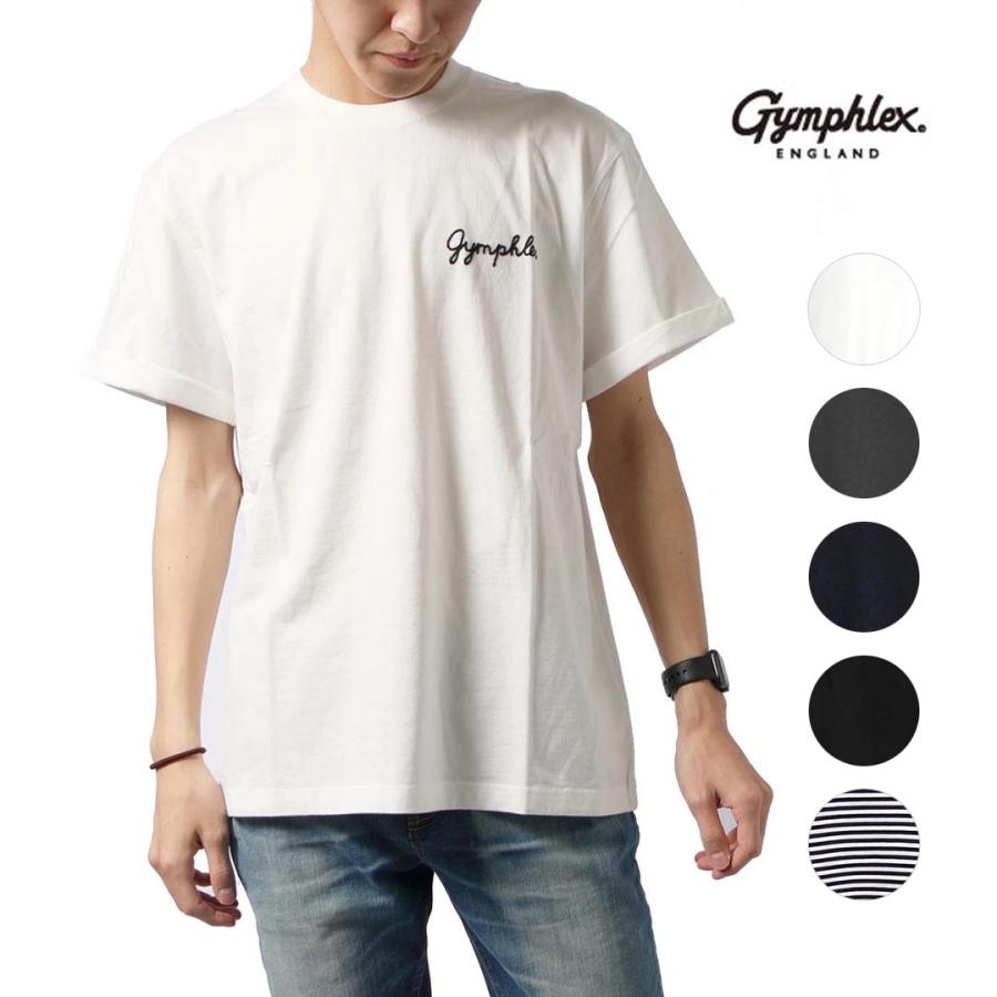 メンズ/Gymphlex/ジムフレックス/半袖Tシャツ/品番：J-1155CH/刺繍
