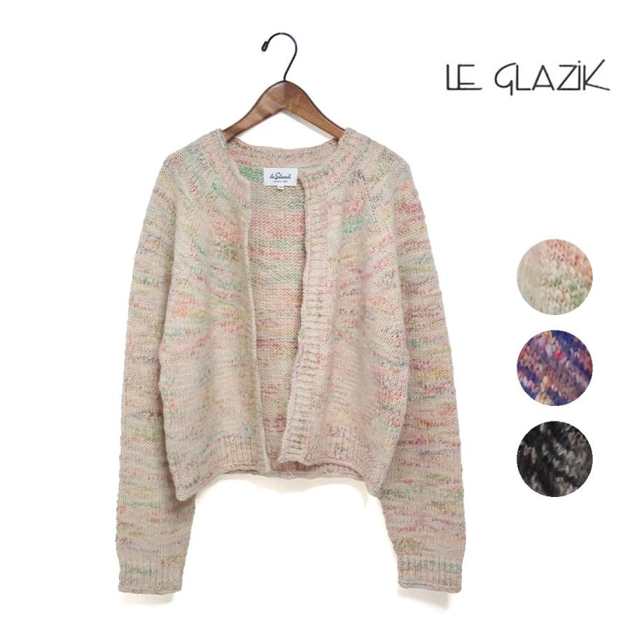 LE GLAZIK（ルグラジック） ☆レディース ミックスカラー クルーネック