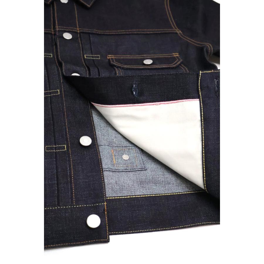 メンズ MOMOTARO JEANS 桃太郎ジーンズ #001 STANDARD DENIM JACKET 14.7oz MMGJ0001 日本製の画像