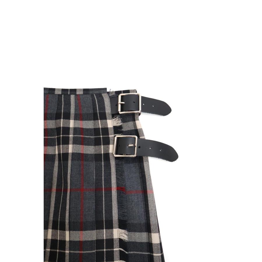 レディース O'NEIL OF DUBLIN オニールオブダブリン ウールプリーツラップスカート 品番：NOD0853 2025秋冬の画像