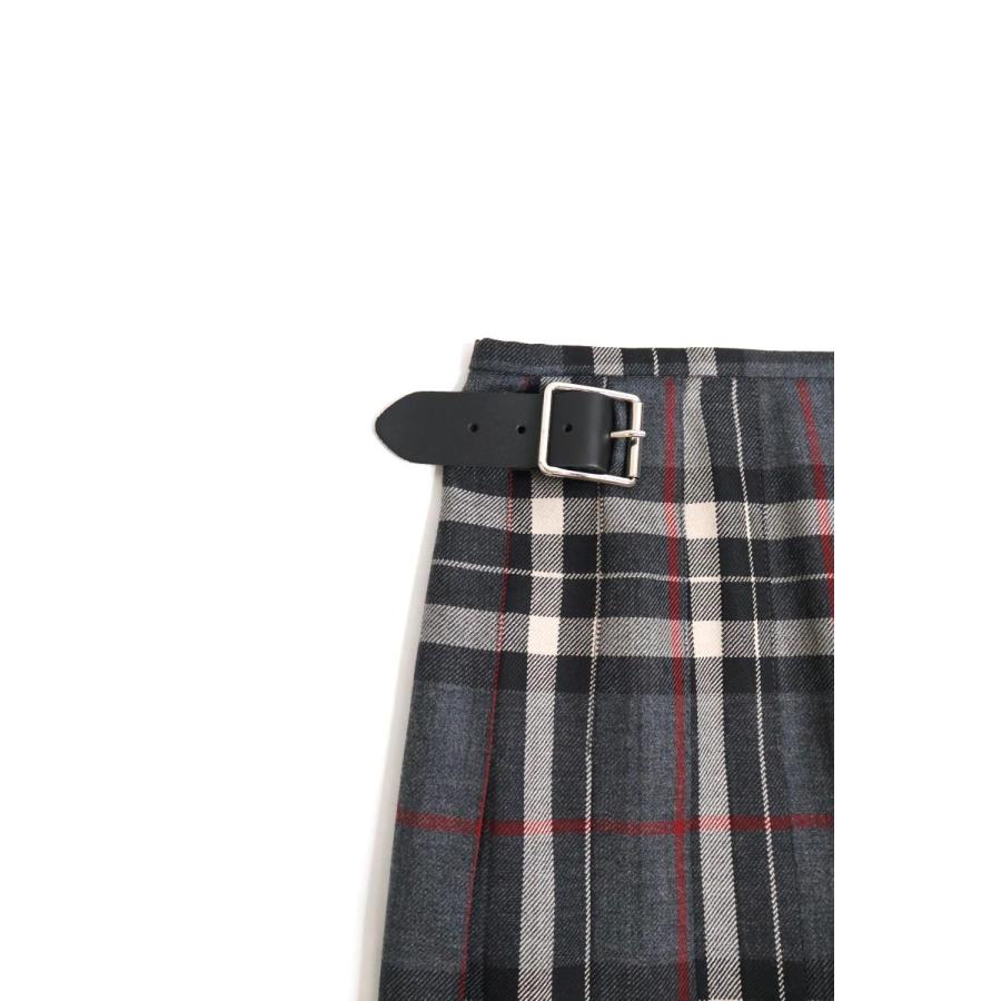 レディース O'NEIL OF DUBLIN オニールオブダブリン ウールプリーツラップスカート 品番：NOD0853 2025秋冬の画像