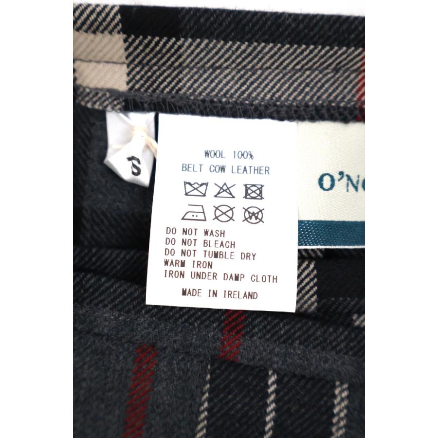 レディース O'NEIL OF DUBLIN オニールオブダブリン ウールプリーツラップスカート 品番：NOD0853 2025秋冬の画像