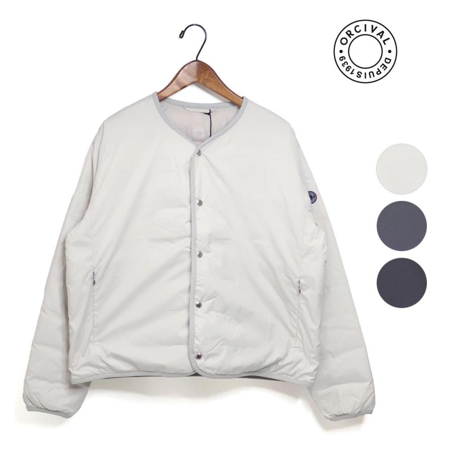 ★美品★オーチバル インナーダウン　グレー　3 ORCIVAL（オーシバル） レディース オーチバル ポリエステルタフタ