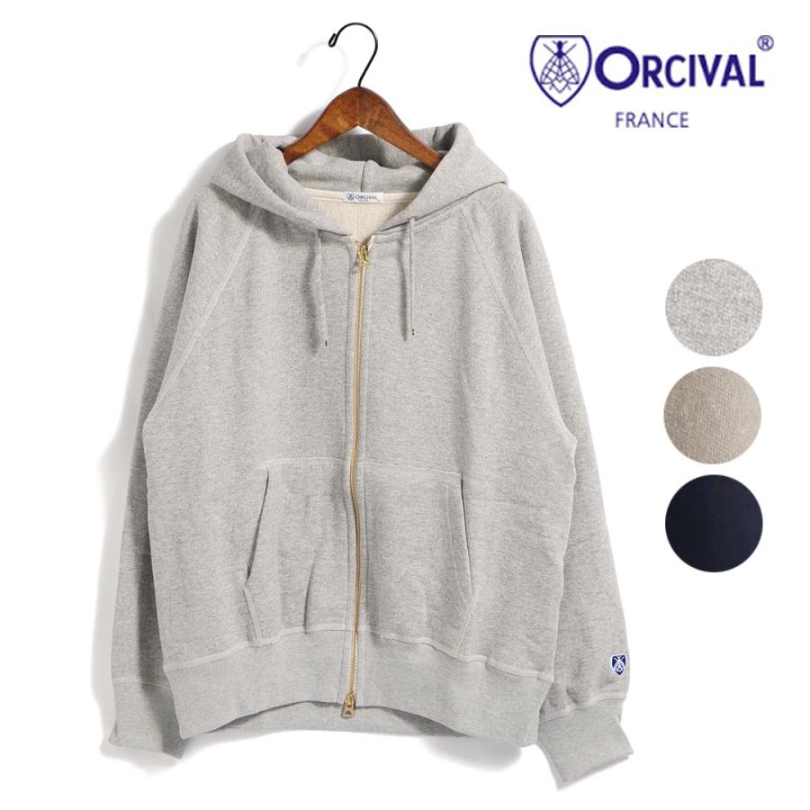 メンズ/ORCIVAL/オーシバル/オーチバル/フレンチテリー ダブルジップアップパーカー/品番：OR-C0153 : or-c0153-szn :  star&bars Yahoo!店 - 通販 - Yahoo!ショッピング