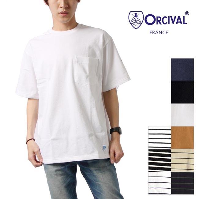メンズ/ORCIVAL/オーシバル/オーチバル/ハイコットンTシャツ/ボーダー 