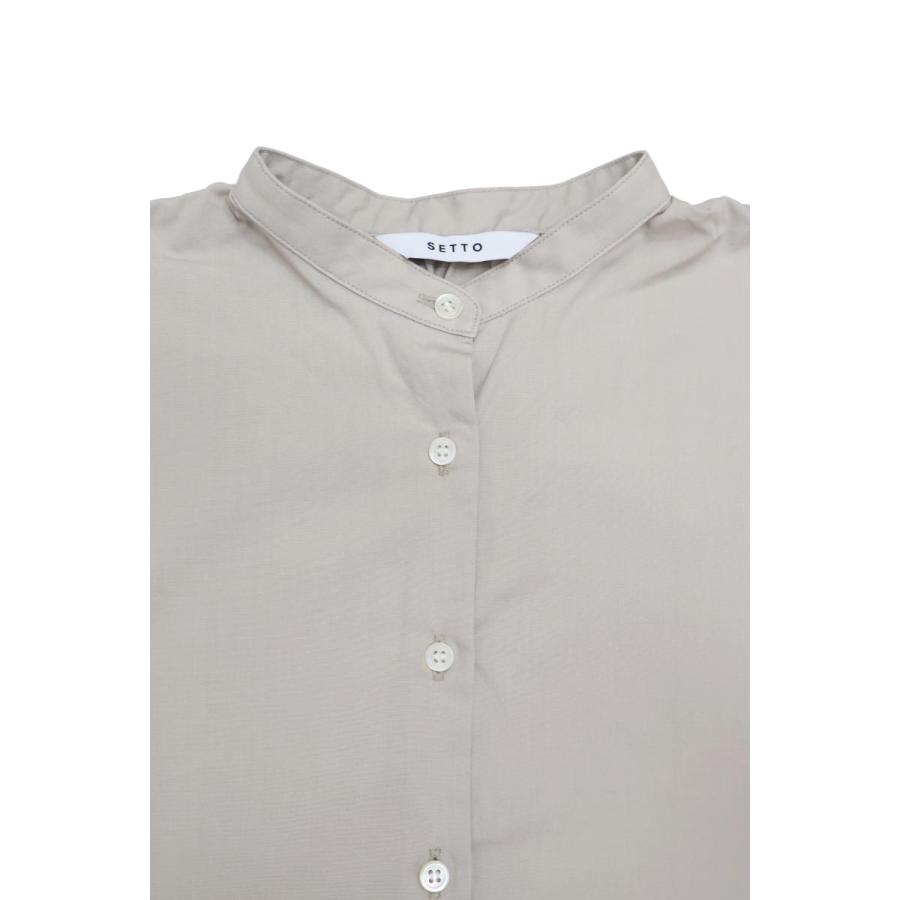 美品 SETTO POTTER SHIRT (STLS00144A) ポターシャツ F コットン100％ レディース AY7815A14 美品 SETTO POTTER SHIRT (STLS00144A) ポターシャツ F コットン100