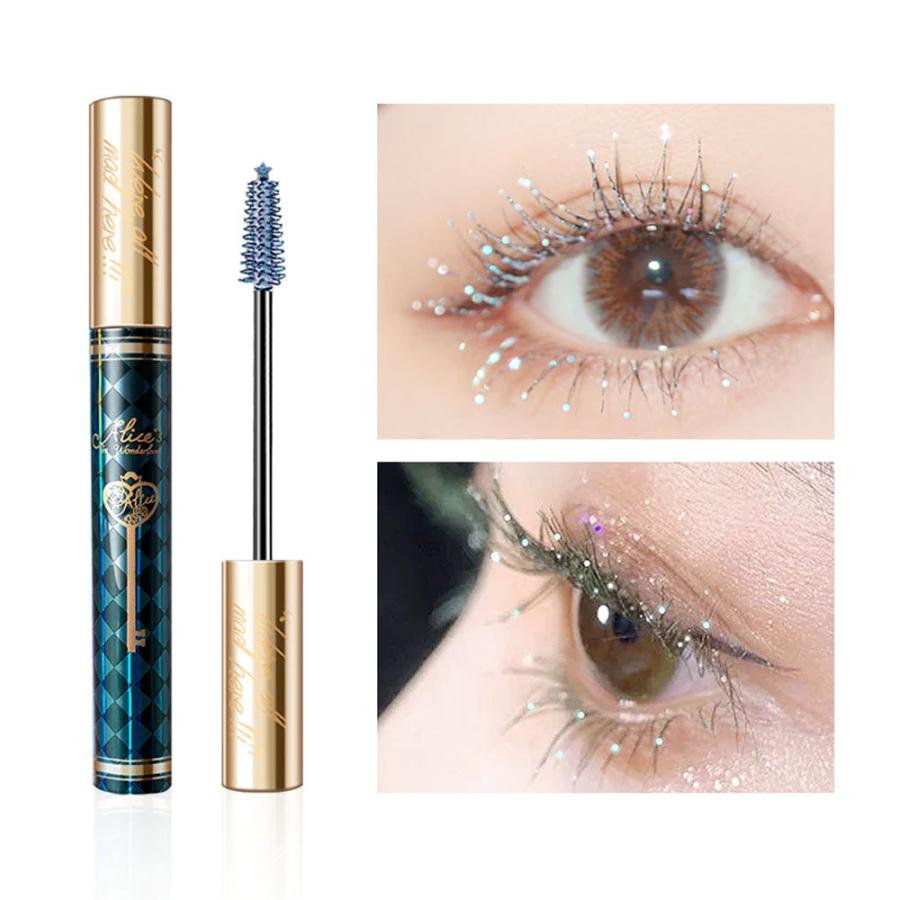 ZEESEA mascara アリスドリームランドシリーズ 中国コスメ カラーマスカラ ラメ ブラウン ピンク ウォータープルーフマスカラ