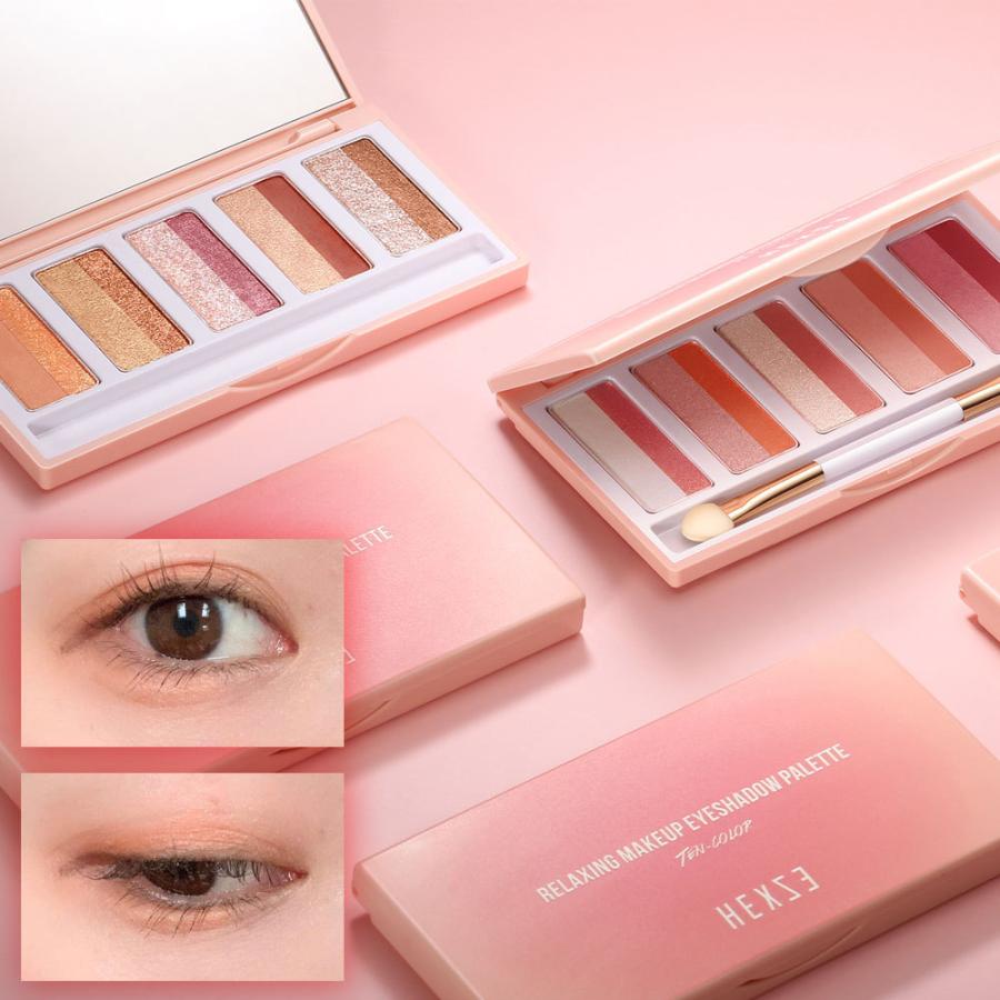 Hexze ヘックスゼ スターライトファントム 10色 アイシャドウパレット 中国コスメ 化粧品 ラメ キラキラ かわいい 涙袋 海外コスメ 安い プチプラ Hexze Relaxing Makeup Eyeshadow Palette スターコスメ 通販 Yahoo ショッピング