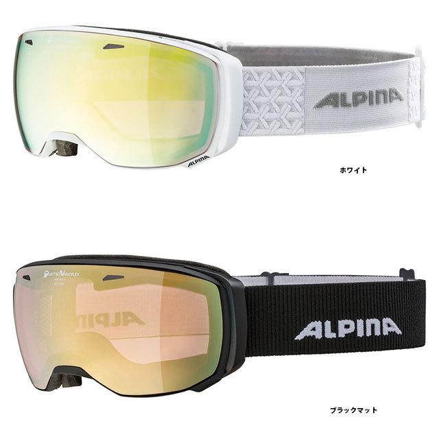 19 Alpina アルピナ Estetica Qvm エステティカ Qvm 2527 ゴーグル スキー スノーボード メガネ対応 偏光調光ミラーレンズ採用 リムレスデザイン Supersport Tn
