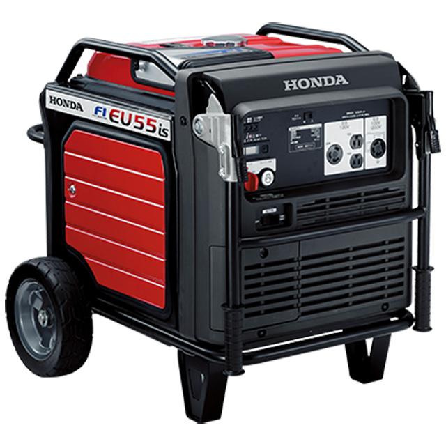 発電機 ホンダ EU55isN-JNT FI仕様 インバーター発電機 セルスターター(電動)併用式 メーカー保証付き 防災 HONDA | ホンダ