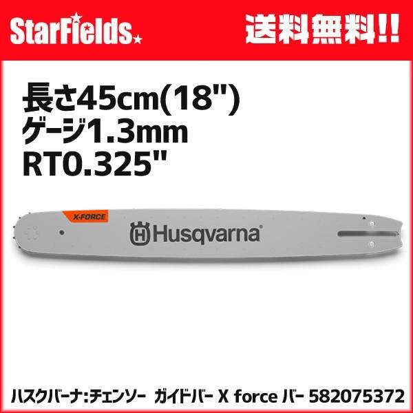 ハスクバーナ ガイドバー バー X-Force 18 .325" 1.3mm PIXEL SM 製品番号： 582 07 5372｜star-fields