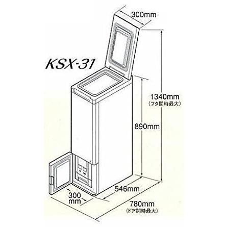 静岡:低温米びつ「愛妻庫」31kg収納　KSX-31｜star-fields｜03