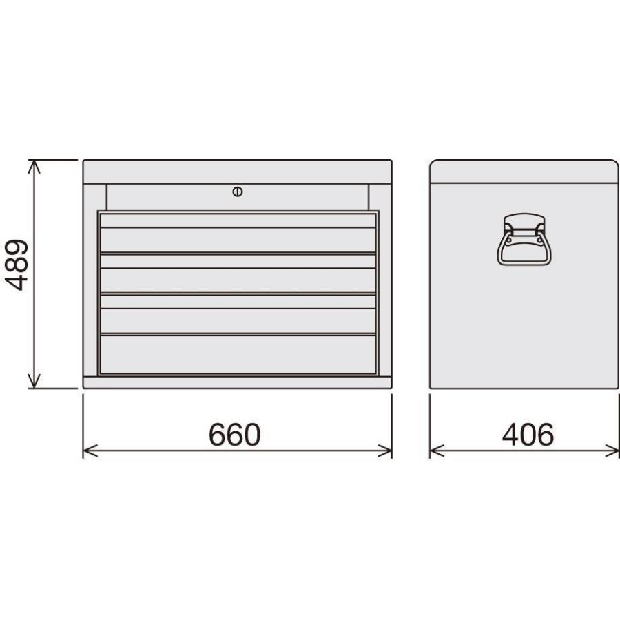 WS114 TONE：トップチェスト（ツールケース） : スター