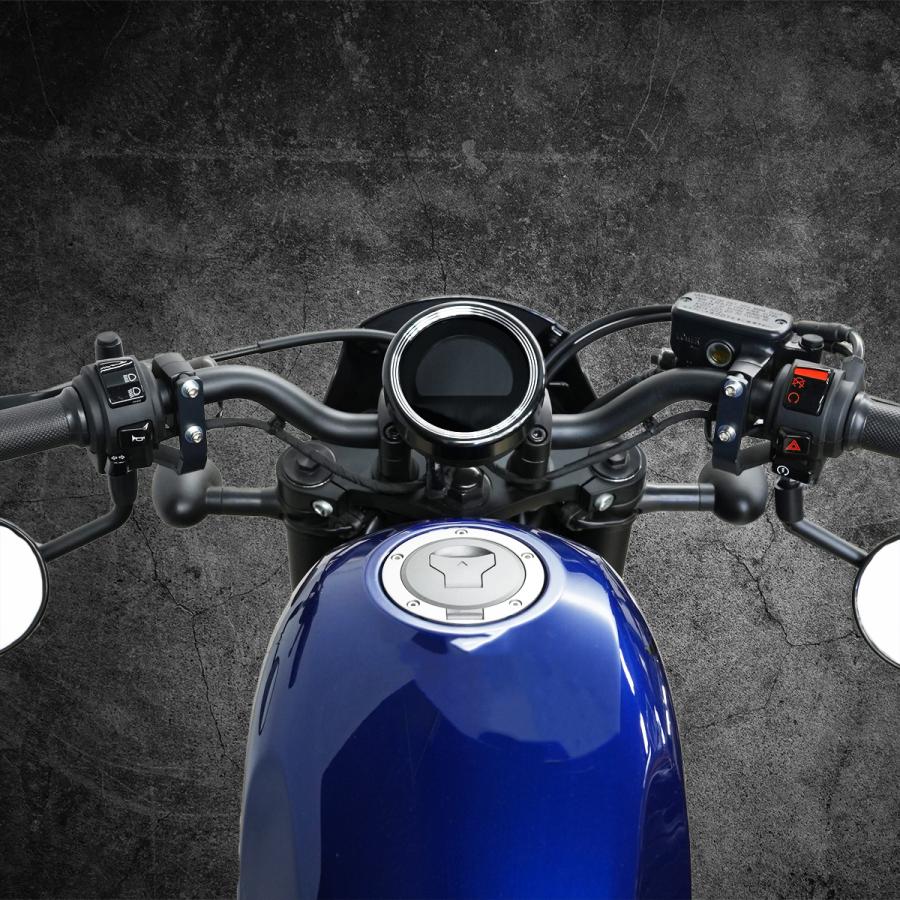 Eクラッチモデル対応！】レブル250（2020~）メーターカバー : スター