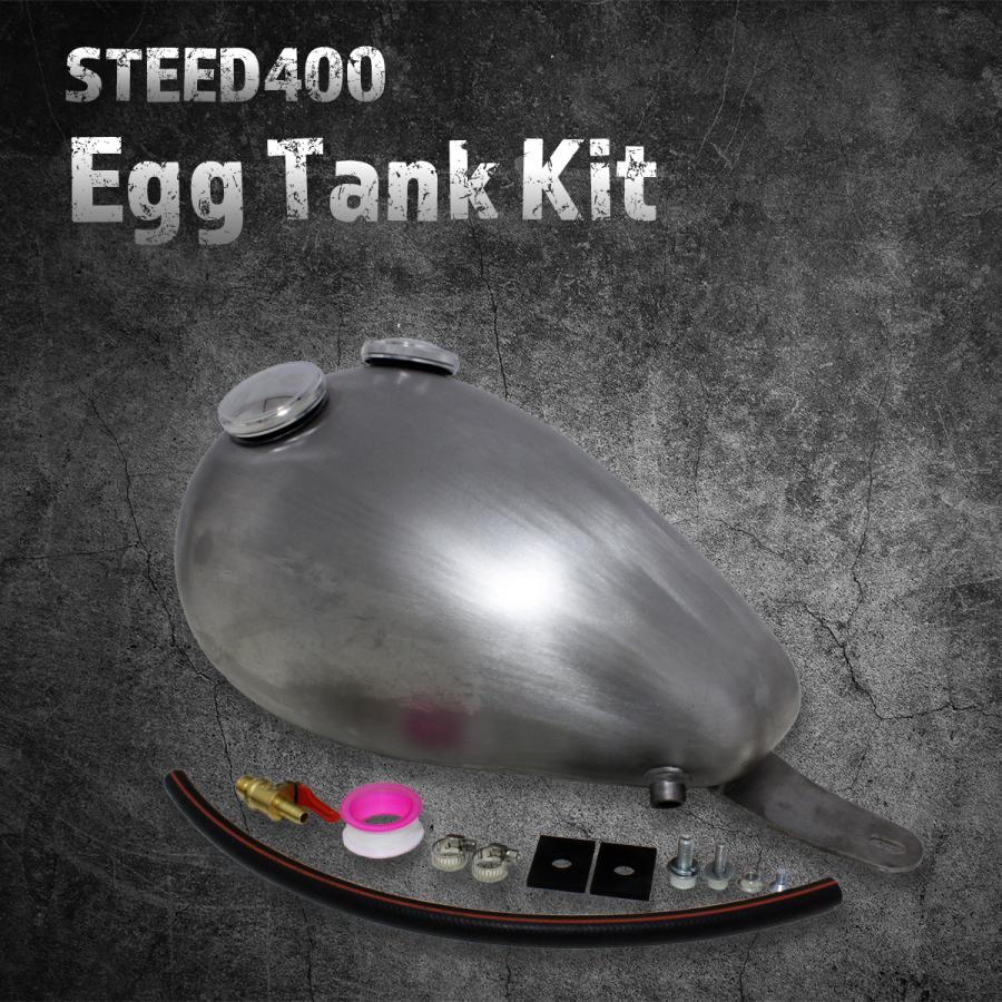 ★-19　新品未使用　スティード400　エッグタンクKIT　説明書付き スティード400 エッグタンクKIT 完全ボルトオン 取付説明書付 : スター