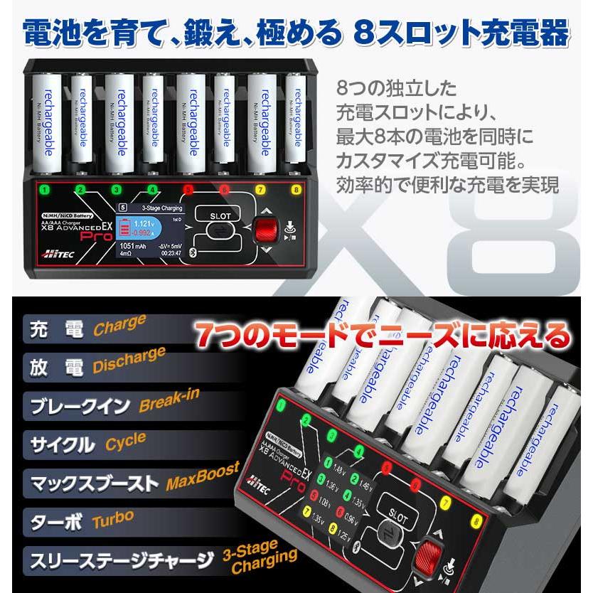 HiTEC（ハイテック） 単3/単4充電器 AA/AAAチャージャーX8 アドバンス