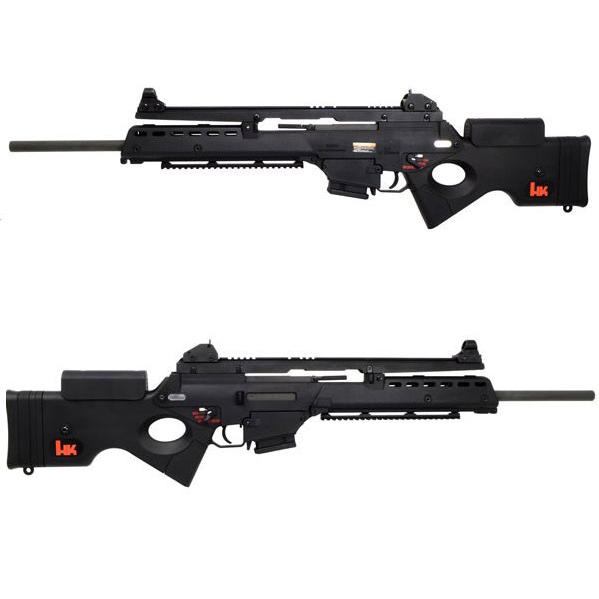 ARES 電動ガン HK SL9 ブラック スナイパーライフル スコープ＋バイポッド付 EFCS搭載 SR-014E-DX_1