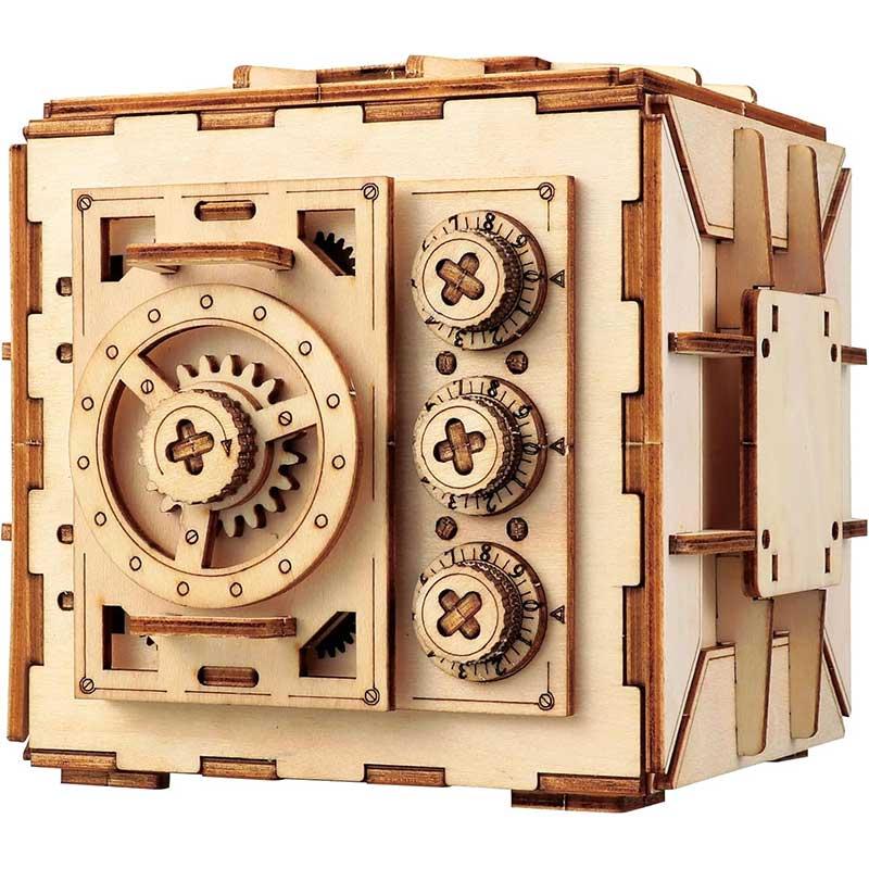 アーテック 木製ダイヤル式金庫型貯金箱クラフトキット No.58431