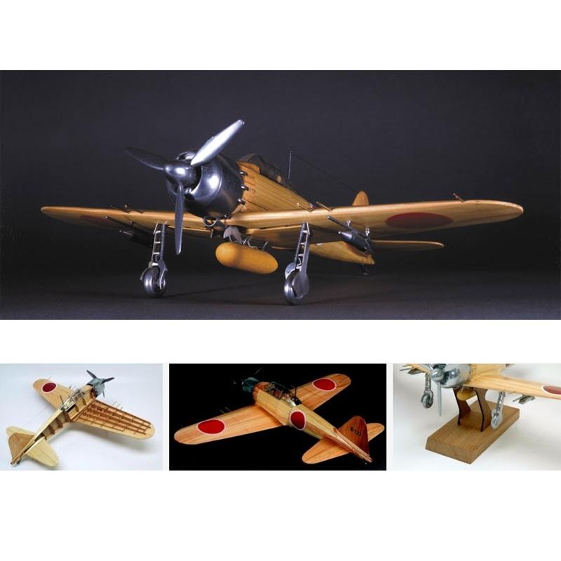 ウッディジョー 木製模型 1/24 零戦 零式艦上戦闘機 52丙型 楽天市場】【日本製】1/24 零戦 零式艦上戦闘機 52丙型【代引