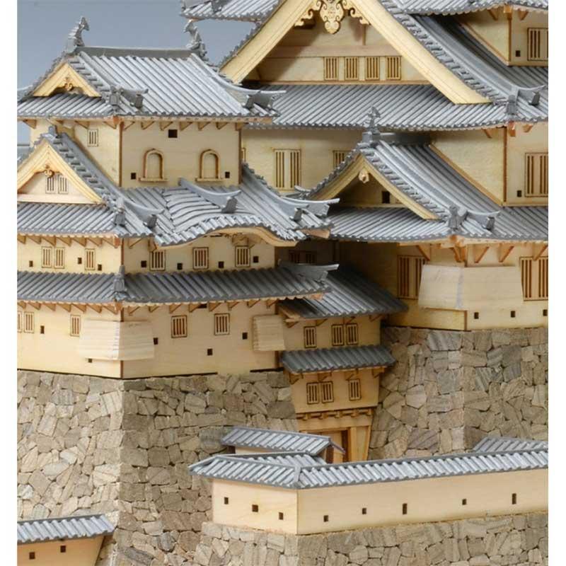ウッディジョー 木製模型 1/150 姫路城 : エアガン ホビーのスター