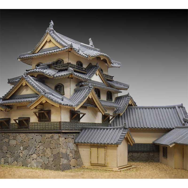 ウッディジョー 木製模型 1/150 彦根城 : エアガン ホビーのスター