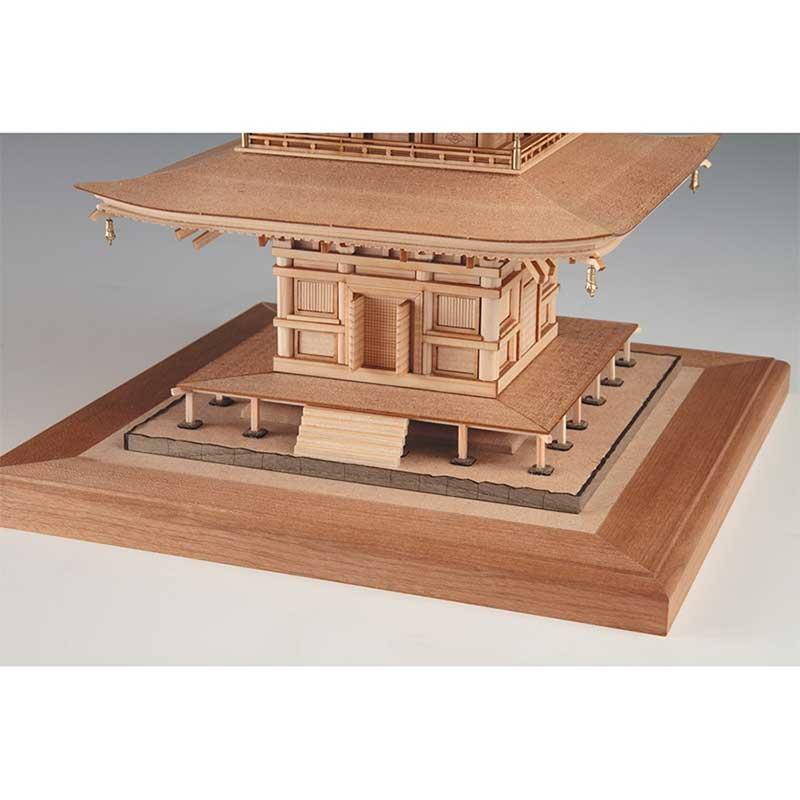ウッディジョー 木製模型 1/75 瑠璃光寺 五重塔_2