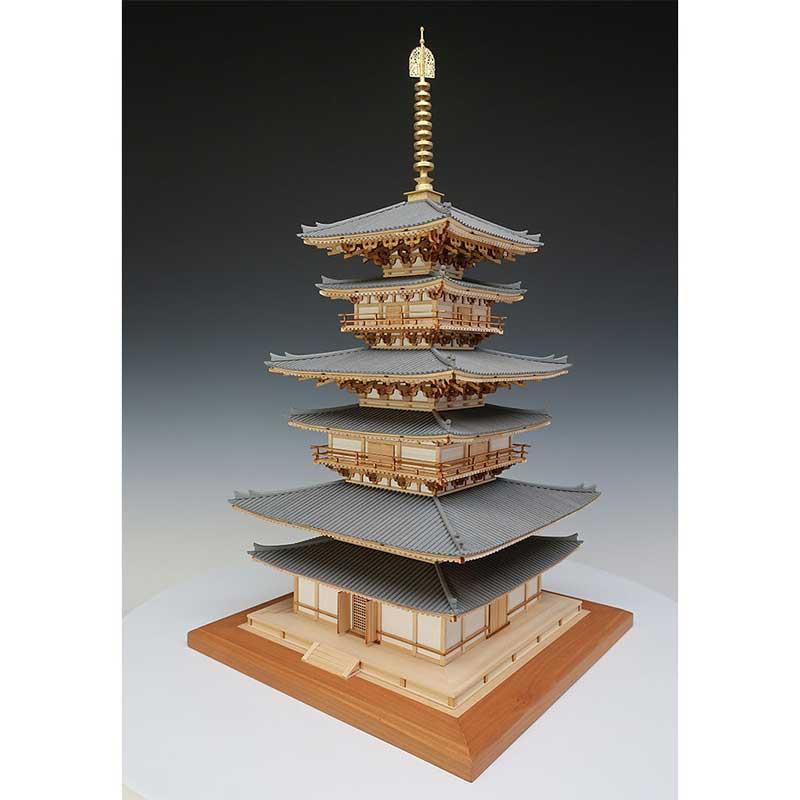 ウッディジョー 木製模型 1/75 薬師寺 東塔 : エアガン ホビーのスター