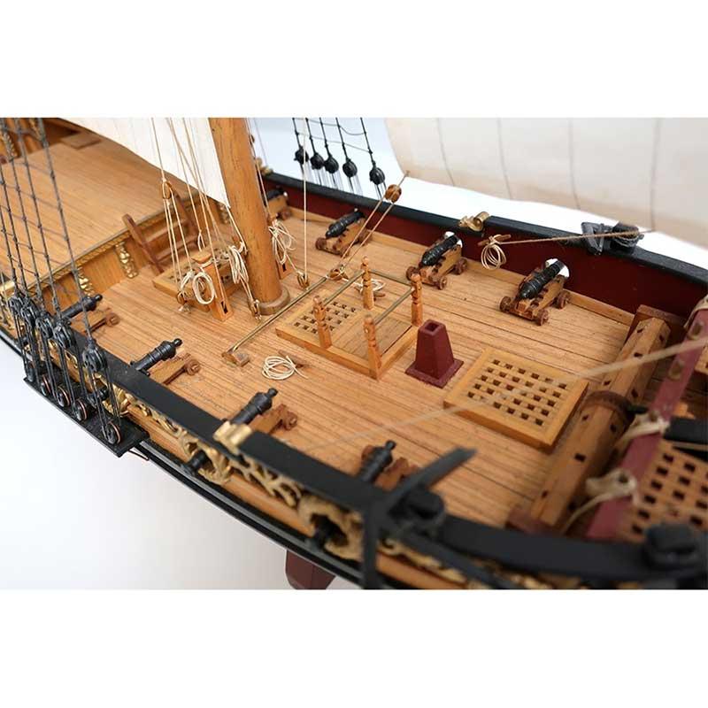 ウッディジョー 木製帆船模型 1/64 チャールズヨット_2