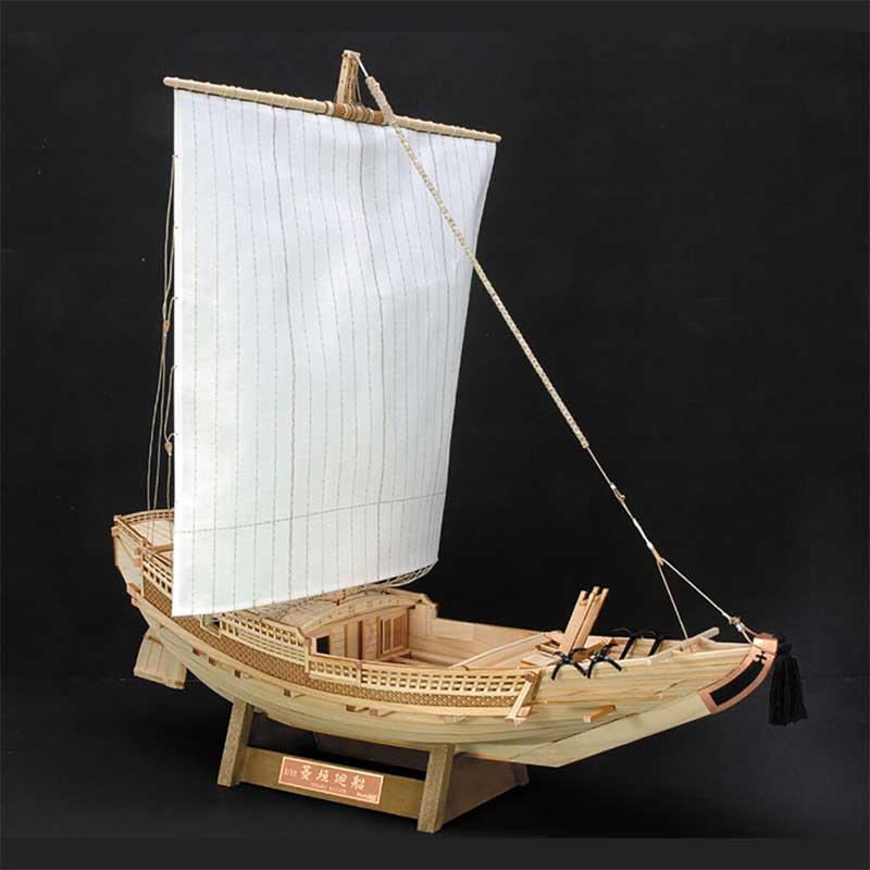 ウッディジョー 木製帆船模型 1/72 菱垣廻船_1