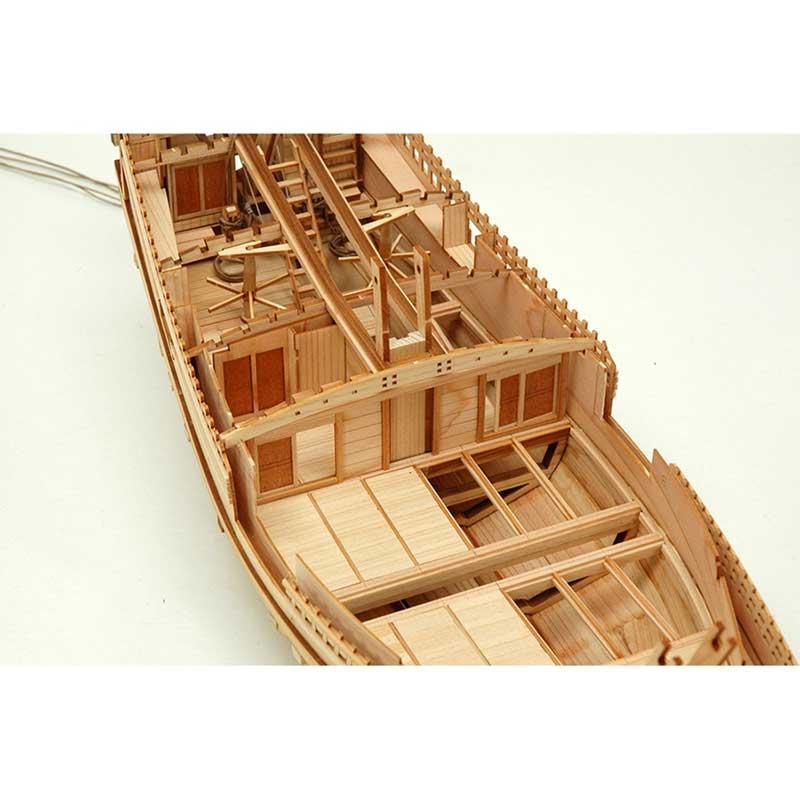 ウッディジョー 木製帆船模型 1/72 菱垣廻船_2