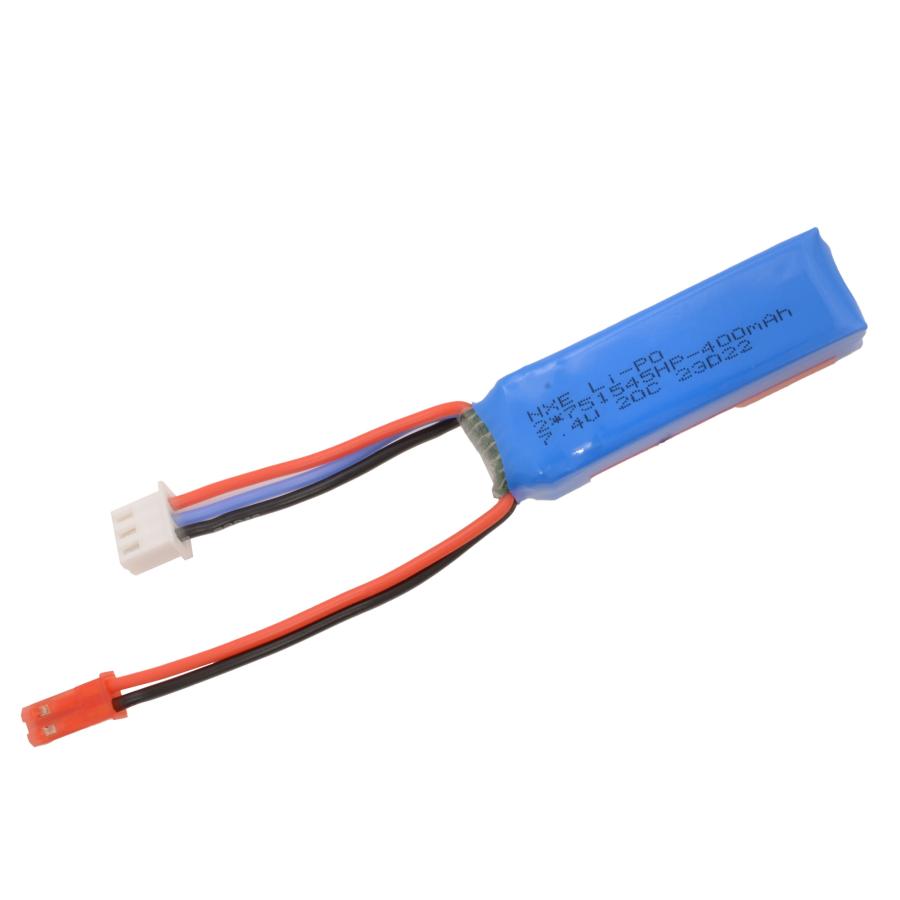 HiTEC（ハイテック） WLtoys ラジコン用 7.4V 400mAh Li-Poバッテリー