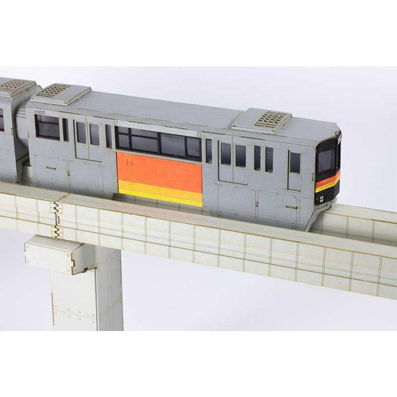 PLUM ペーパーキット 1/150 多摩都市モノレール 1000系 2両 PLUM ペーパーキット 1/150 多摩都市モノレール 1000系 2両