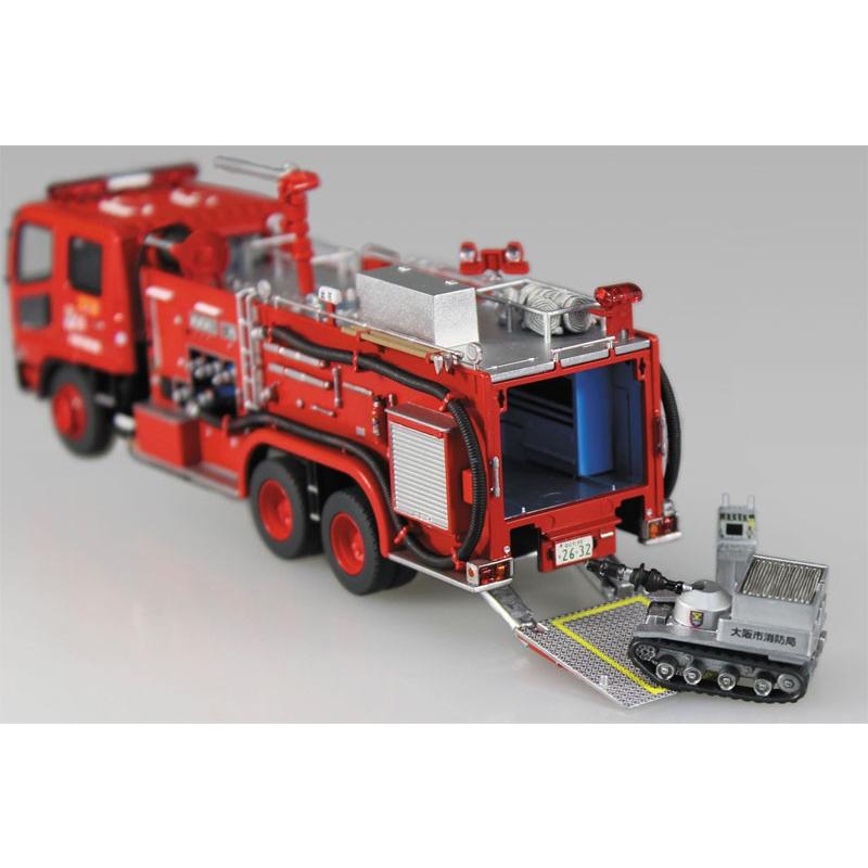 アオシマ プラモデル 1/72 ワーキングビークル No.1 化学消防ポンプ車