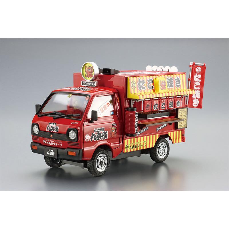 アオシマ プラモデル 1/24 移動販売 No.5 たこやき : エアガン ホビー