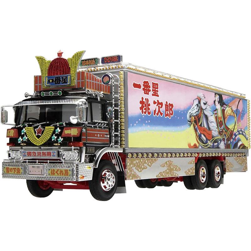 トラック野郎 アオシマ プラモデル 1/32 No.4 一番星 男一匹桃 トラック野郎 アオシマ プラモデル 1/32 No.4 一番星 男一匹桃