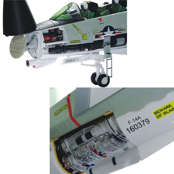 アオシマ 立体パズル 4D VISION ビークルカットモデル F-14A トム