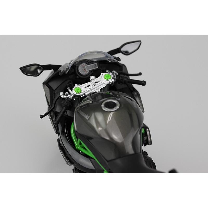 【ジャンク】【カスタム】スカイネット1/43プレミアムBOX Ver.2 スカイネット 1/12 完成品バイク Kawasaki Ninja H2 : エアガン ホビー