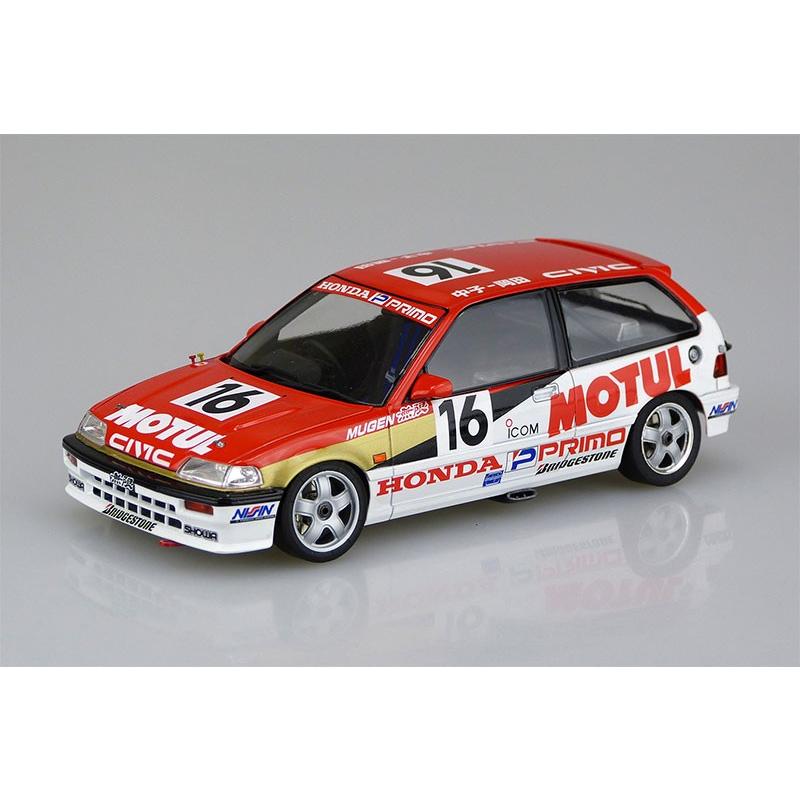 アオシマ プラモデル 1/24 BEEMAX No.10 ホンダ シビック EF3 Gr.A'88 MOTUL｜star-gate｜02