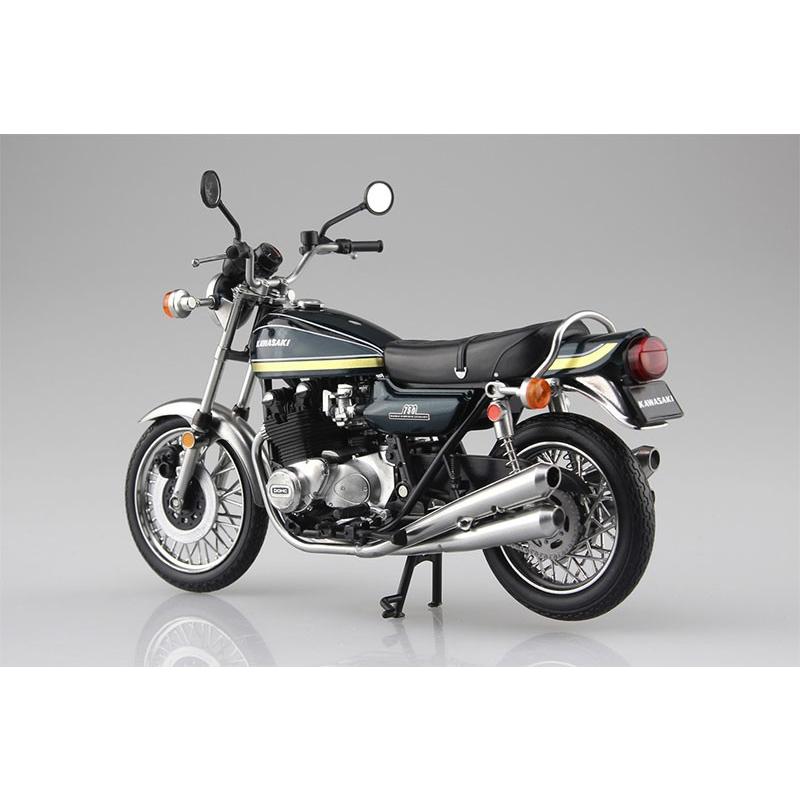 SKYNET 1/12 完成品バイク KAWASAKI 750RS Z2 玉虫ブルー : エアガン