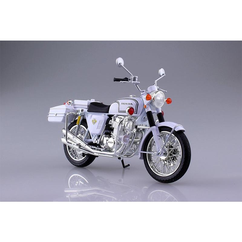 アオシマ 1/12 完成品バイク ホンダ CB750FOUR K0 白バイ : エアガン