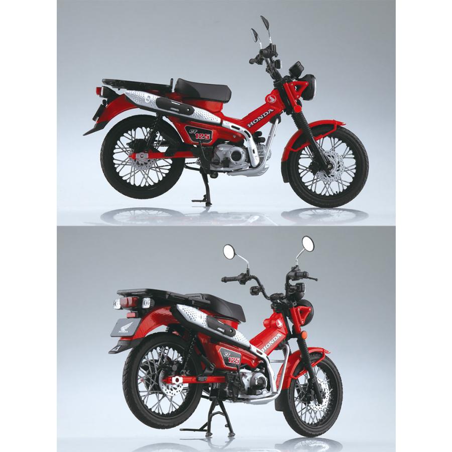 SKYNET 1/12 完成品バイク Honda CT125 ハンターカブ グローイングレッド｜star-gate｜02