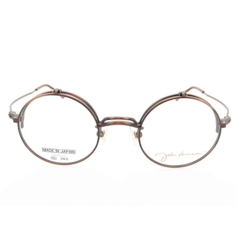 John Lennon ジョンレノン 丸型 単式跳ね上げ メガネフレーム 日本製 John Lennon ジョンレノン 丸型 単式跳ね上げ メガネフレーム 日本製